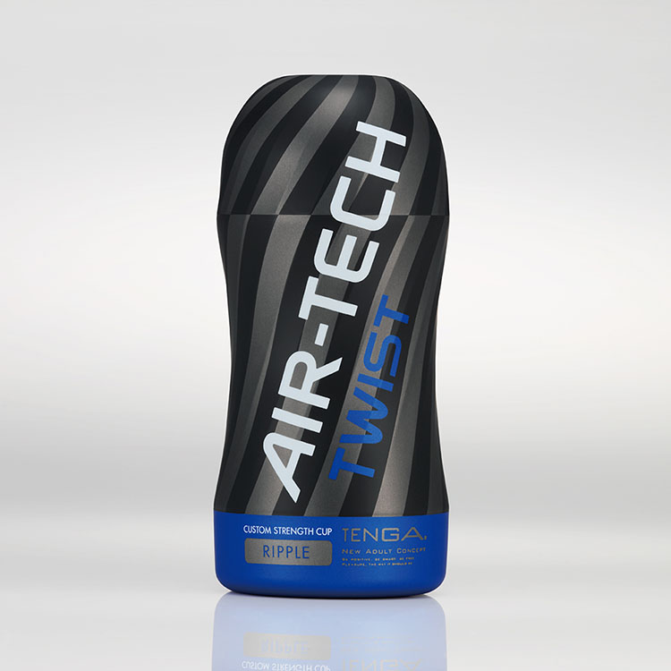 Cốc thủ dâm cao cấp Tenga Airtech Twist màu xanh đen